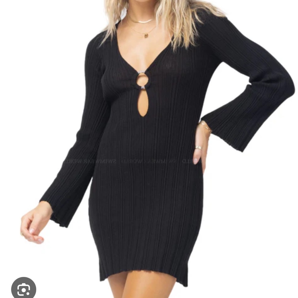 Lspace Wailea Swim Coverup Mini dress - NWT XS Black